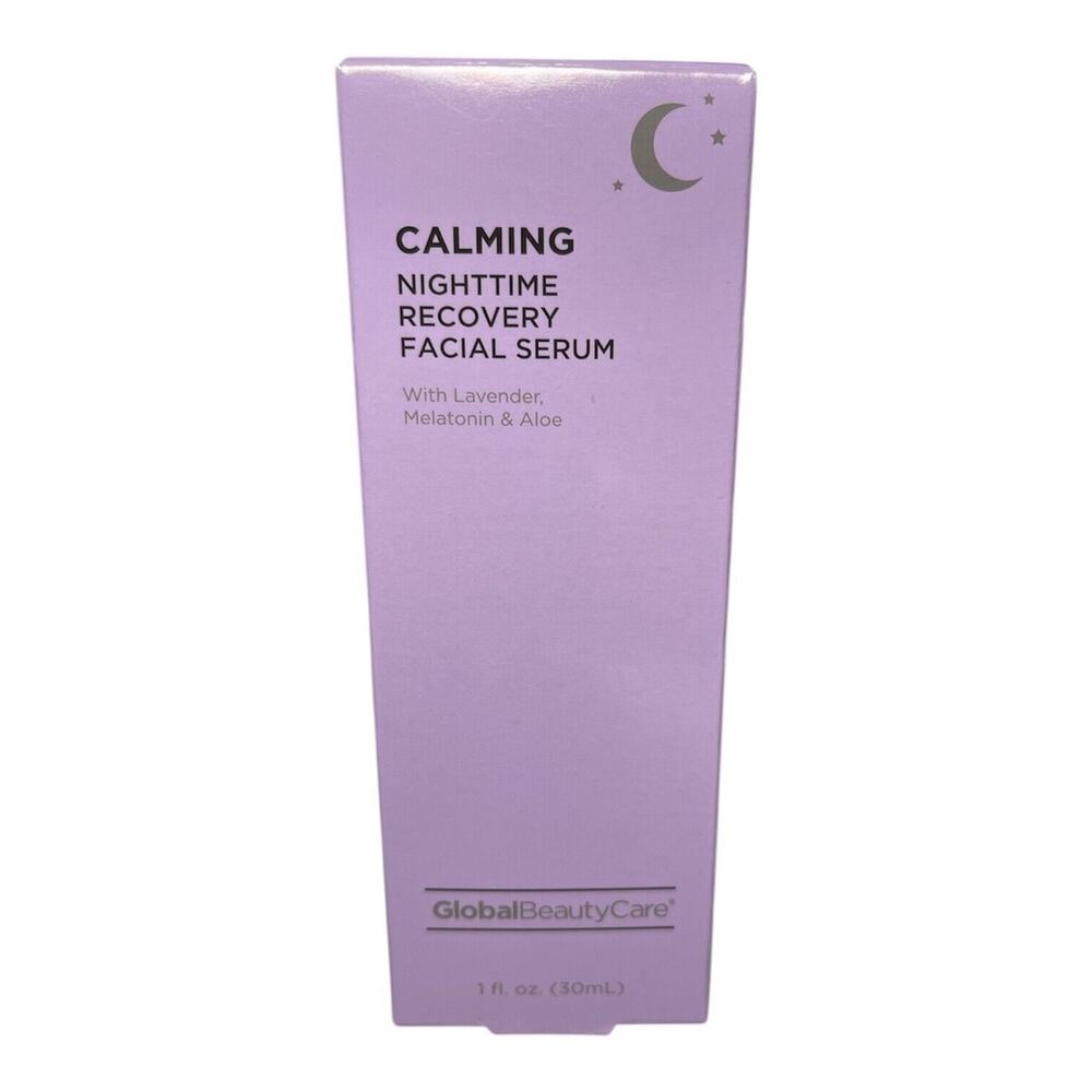 Global Beauty Care Calming Nighttime Recovery Facial Serum~ 1 fl oz NEW Face